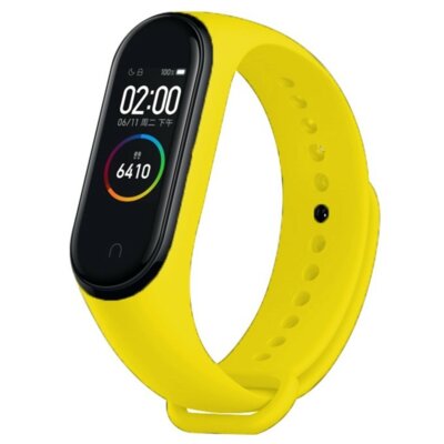Pasek DEVIA Deluxe Sport do Xiaomi Mi Band 3/4 Żółty