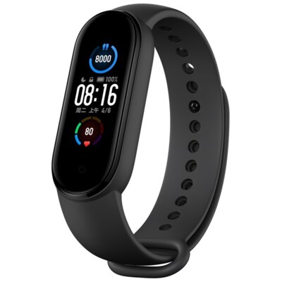 Obraz przedstawiający Pasek DEVIA Deluxe Sport do Xiaomi Mi Band 5/6 Czarny