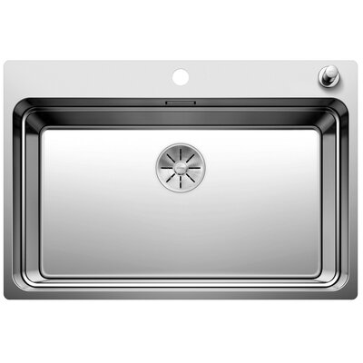 Zlewozmywak jednokomorowy BLANCO Etagon 700-IF/A 524274 Stal polerowana 50 x 74