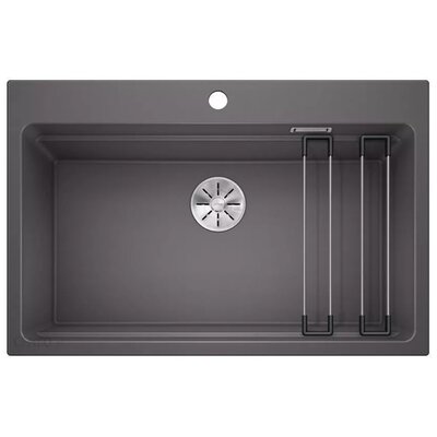 Zlewozmywak jednokomorowy BLANCO Etagon 8 525178 Szarość skały 51 x 78