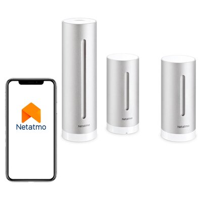 Zestaw NETATMO NBU-NWS-NIM Inteligentna Stacja Pogodowa + Dodatkowy Moduł Wewnętrzny