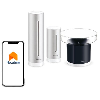 Zestaw NETATMO NBU-NWS-NRG Inteligentna Stacja Pogodowa + Deszczomierz