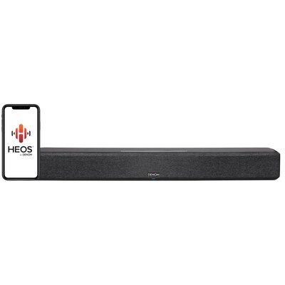 Soundbar DENON Home 550 Czarny 2.0-kanałowy, HDMI eARC, BT, AirPlay2, Multiroom HEOS, Dolby Atmos, DTS:X, Hi-Res Audio