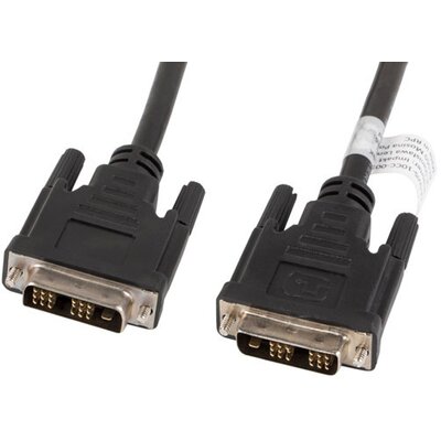 Kabel DVI-D Single Link - DVI-D Single Link LANBERG CA-DVIS-10CC-0030-BK 3 m