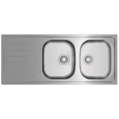 Zlewozmywak TEKA UNIVERSE 80 T-XM 2B 1D 115170006 Stal nierdzewna