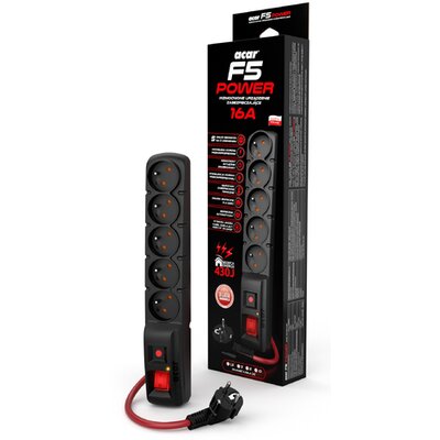 Listwa ACAR F5 Power (3 m) Czarny