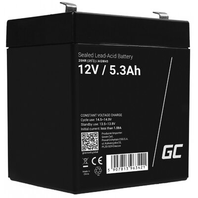 Akumulator GREENCELL AGM45 5.3Ah 12V