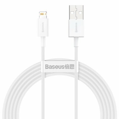 Kabel USB - Lightning BASEUS Superior Series 2 m Biały