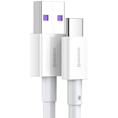 Kabel USB - USB-C BASEUS Superior Series CATYS-02 66W 1 m Biały