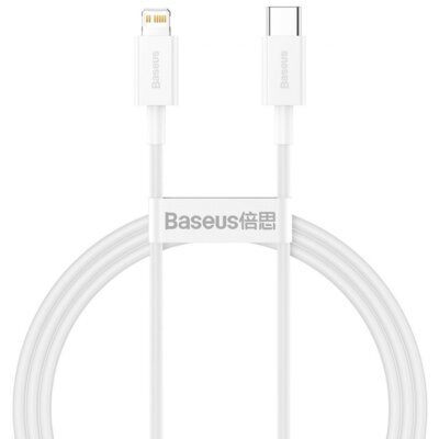Фото - Кабель BASEUS Kabel USB-C - Lightning  Superior Series CATLYS-A02 1 m Biały Superi 