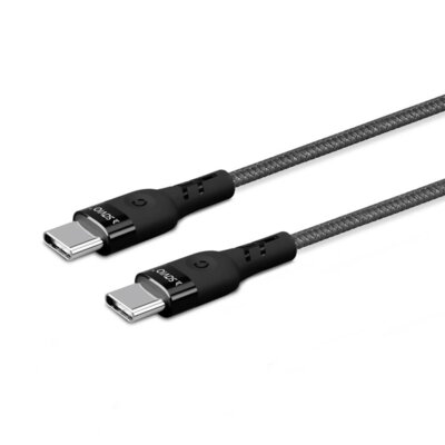 Kabel USB-C - USB-C SAVIO CL-151 60W 2 m Czarny
