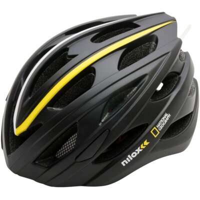 Kask NILOX National Geographic Czarny z lampką (rozmiar L)