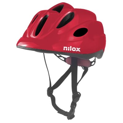 Kask NILOX LED Czerwony z lampką (rozmiar S/M)