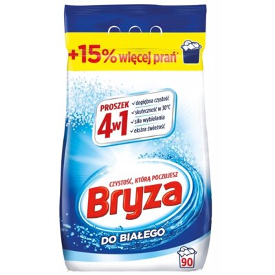 Proszek do prania BRYZA 4w1 White 5.85 kg do białych tkanin