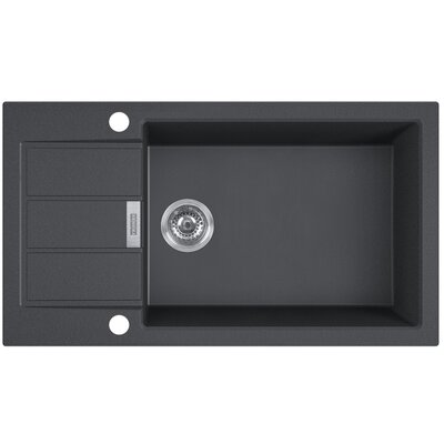 Zlewozmywak jednokomorowy FRANKE Sirius S2D Slim 611-78 XL 143.0618.646 Onyx 43.5x78
