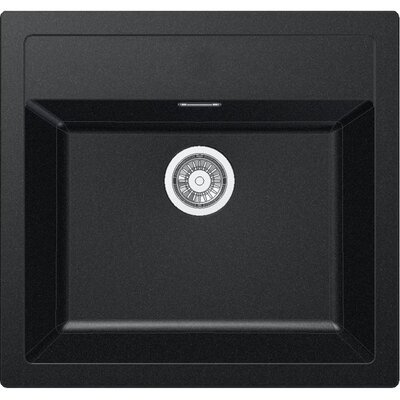 Zlewozmywak jednokomorowy FRANKE Sirius SID 610-49 114.0205.049 Onyx 53x56
