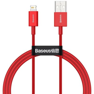 Kabel USB - Lightning BASEUS Superior Series 1 m Czerwony