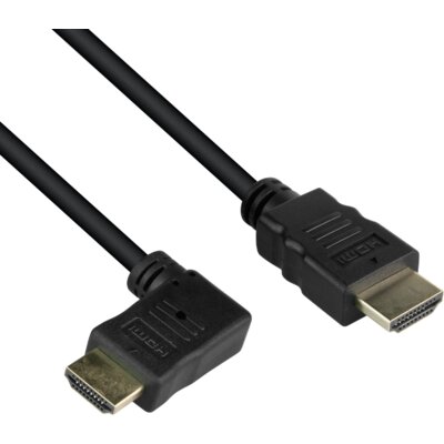 Kabel HDMI - HDMI kątowy DPM BMHDMI15B 4K v1.4 1.5 m