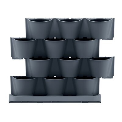 Ogród wertykalny PROSPERPLAST IO2W600S (68.5 x 19 x 54.6 cm) 0.75L Antracytowy