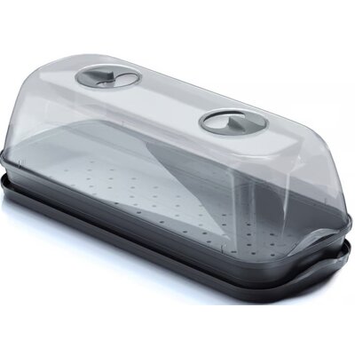 Miniszklarnia PROSPERPLAST Respana 410315 18.5 x 51.5 x 19.6 cm Antracytowy