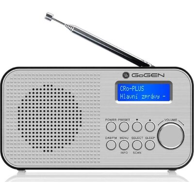 Radio GOGEN DAB 300 N Przenośne Srebrny