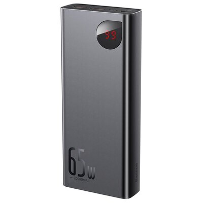 Powerbank BASEUS Adaman Metal 20000mAh 65W Czarny