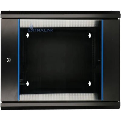 Szafa RACK EXTRALINK 19" 9U EX.12943 600 x 600 mm, Wisząca Czarny