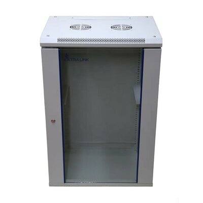 Szafa RACK EXTRALINK 19" 18U EX.16897 600 x 600 mm, Wisząca Szary
