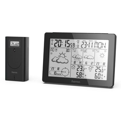 Stacja pogody HAMA Meteotime Czarny