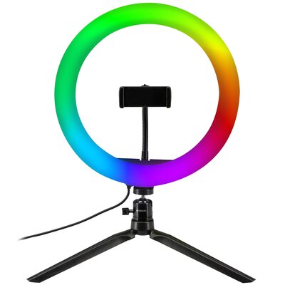 Lampa pierścieniowa LED VÖGEL SF400 RGB selfie