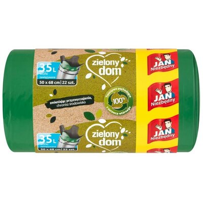 Worki na śmieci JAN NIEZBĘDNY 35L (22 sztuki)