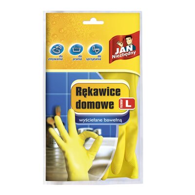 Rękawiczki lateksowe JAN NIEZBĘDNY ZZAJAN060 (rozmiar L)