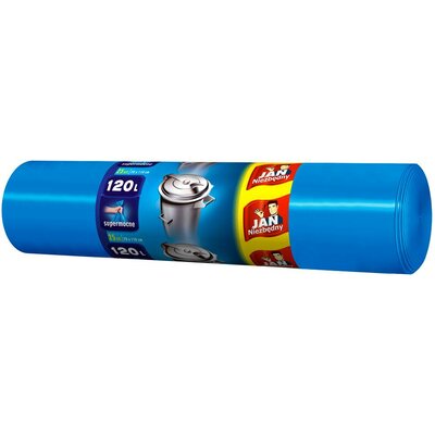 Worki na śmieci JAN NIEZBĘDNY ZZAJAN360 120L (25 sztuk) Niebieski