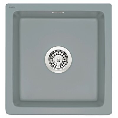 Zlewozmywak jednokomorowy DEANTE Sabor ZCB 3103 Szary 47.5x45