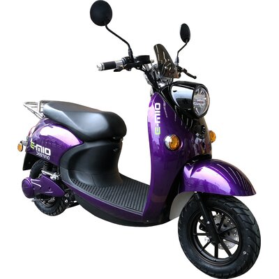Skuter elektryczny E-MIO Destina 50km 10" Fioletowy