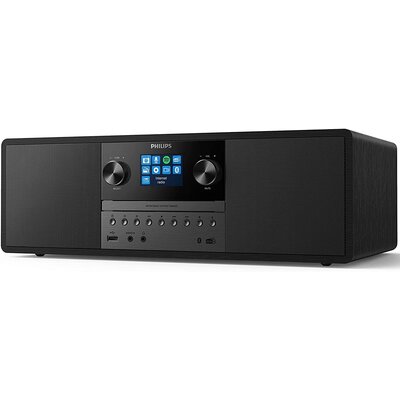 Wieża PHILIPS TAM6805/10 Czarna, Odtw.CD, Wi-Fi, BT, Spotify Connect, Radio Internetowe, Tuner DAB+, Wejście USB