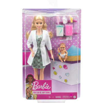 Lalka Barbie Kariera Pediatra GVK03