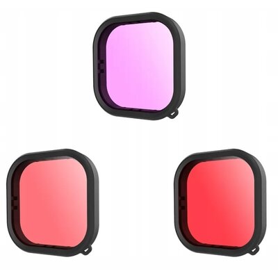 Zestaw filtrów TELESIN GP-FLT-904 do GoPro Hero 9/10/11/12 Black