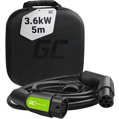 Фото - Зарядний кабель для електромобіля Green Cell Kabel do ładowania samochodu elektrycznego  GC EV13 gniazdo Typ 