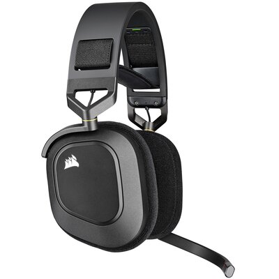 Słuchawki CORSAIR HS80 RGB Bezprzewodowe, Nauszne, Dźwięk przestrzenny