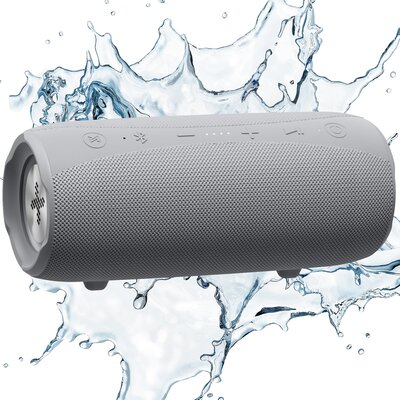 Głośnik mobilny XMUSIC BTS850G Radio FM Szary