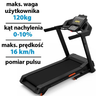 Bieżnia elektryczna KETTLER Axos Sprinter 2.0 1470W 16km/h