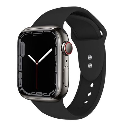 Фото - Ремінець для годинника / браслета CRONG Pasek  Liquid do Apple Watch  Czarny (38/40/41mm)