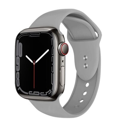 Pasek CRONG Liquid do Apple Watch (44/45/46/49mm) Szary