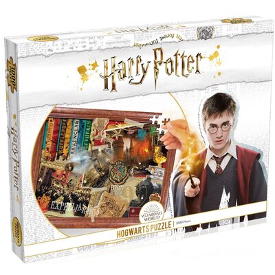 Puzzle WINNING MOVES Harry Potter Hogwart (1000 elementów)