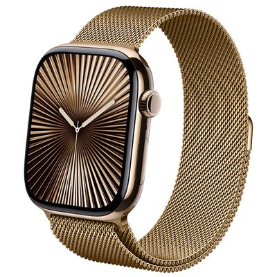 Pasek CRONG Milano Steel do Apple Watch (38/40/41/42mm) Różowe złoto