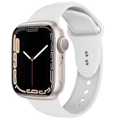 Zdjęcia - Pasek do smartwatcha / smartbanda CRONG Pasek  Liquid do Apple Watch  Biały (42/44/45/49mm)