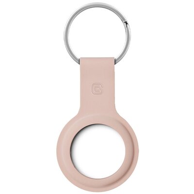Brelok CRONG Silicone Case Key Ring do Apple AirTag 1/2 Piaskowy róż