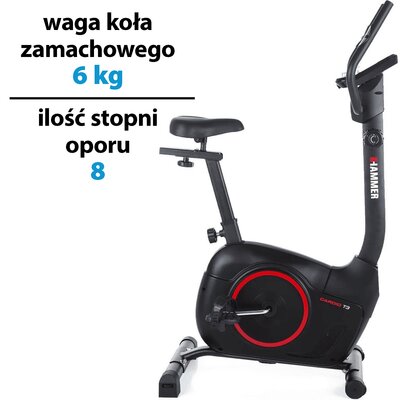 Rower magnetyczny HAMMER Cardio T3