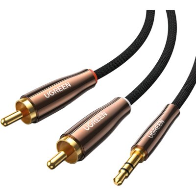 Kabel Jack 3.5 mm - 2x RCA UGREEN AV170 1 m